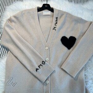 Zadig & Voltaire Mirka Heart Cashmere Cardigan
